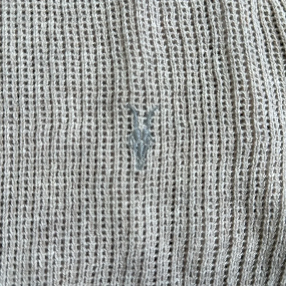 NEW ALL SAINTS Knit Sweater Taupe 100% cotton sz XS